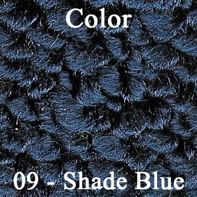 1967/1969 4SPD LOOP CARPET - BLUE,67/76 4-SP LOOP CARPET - BLUE