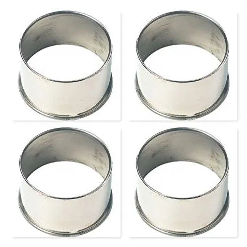 4 Pack AMERICAN RACING 999026 OPEN END STAINLESS CENTER CAP