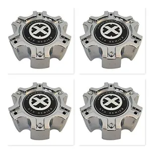 4 Pack American Racing ATX 377B1406H 377B140-6H S907-08 Chrome Center Cap