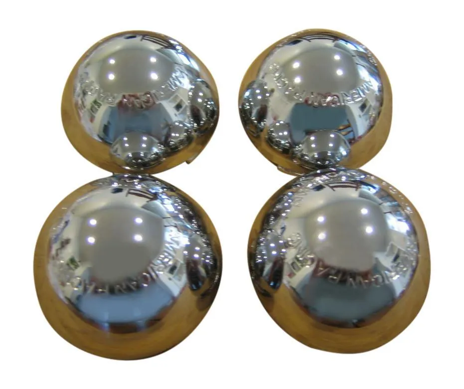 4 x American Racing Casino Aero Palmetto Chrome Wheel Rim Center Cap 1242100041