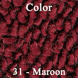 66-68 CHRYSLER/DODGE/PLYMOUTH B & C-BODY (MANUAL) CONSOLE CARPET - MAROON (LOOP)