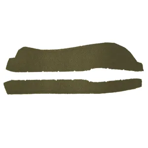 66-76 DODGE/PLYMOUTH A-BODY (AUTOMATIC) CONSOLE CARPET - DARK OLIVE GREEN (LOOP)