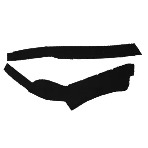 66 DODGE/PLYMOUTH A-BODY (MANUAL) CONSOLE CARPET - BLACK (LOOP)