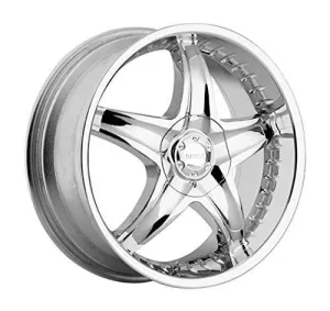 Akuza 360 Phiz EMR360-CAR-CAP ARC360 Chrome Wheel Center Cap