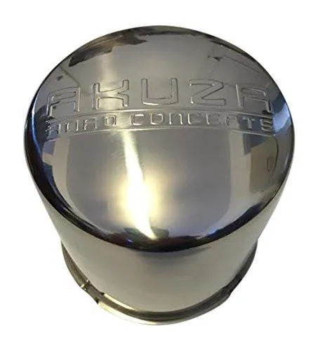 Akuza B108-AKUZA Chrome Six Lug Center Cap