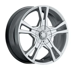Akuza Panther Silver Wheel Rim Center Cap EMR-448