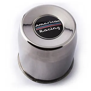 American Racing 1425002SS Stainless Steel Push Thru Center Cap Wheel Caps 4.25"