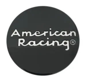 American Racing 490K57AR-S1 490K57 Gloss Black Snap In Center Cap