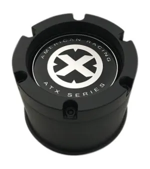 American Racing ATX 1425006925 CAP M-991 Matte Black Wheel Center Cap