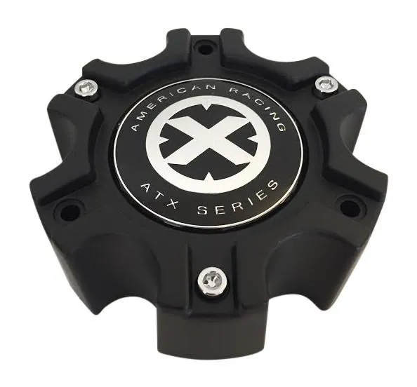 American Racing ATX 377B1406HYB001 377B140-6H S907-08 Black Wheel Center Cap