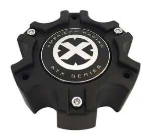 American Racing ATX 377B1406HYB001 377B140-6H S907-08 Black Wheel Center Cap