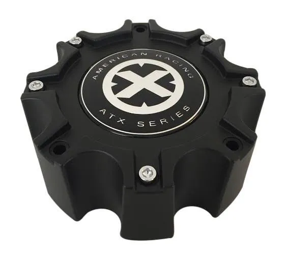 American Racing ATX 377B1708HYB001 M-942 377B170-8H S907-09 Black Center Cap