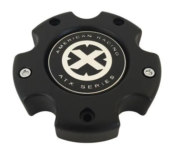American Racing ATX M-735 BK09 CAP M-735 S1010-07 Black Wheel Center Cap