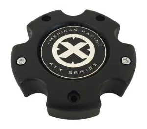 American Racing ATX M-735 BK09 CAP M-735 S1010-07 Black Wheel Center Cap