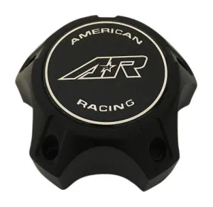 American Racing Wheels CARA1455CH Black Wheel Center Cap