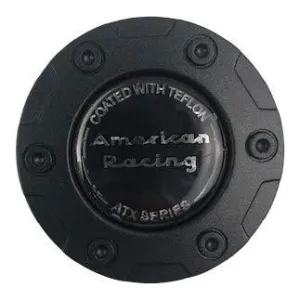 ATX Series American Racing 1307106017 Black Teflon Coated Wheel Center Cap
