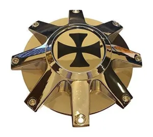 Cali Offroad Busted C109100C 81392090F-2 Chrome Wheel Center Cap