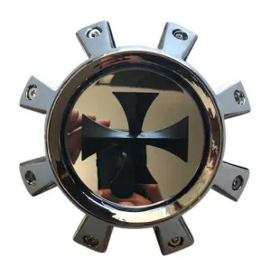 Cali Offroad Wheels 9105 Brutal C109105C01-F 814720825F-4 Chrome Center Cap
