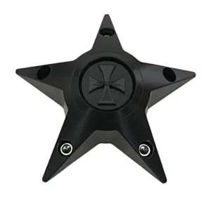 Cali Offroad Wheels C-554-3 C109300MB03 Matte Black Wheel Center Cap