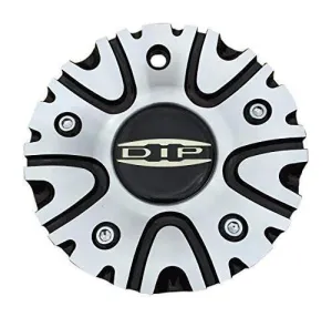 DIP D50 Black and Machined Center Cap 12112085F-2