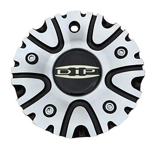 DIP D50 Black and Machined Center Cap 12112085F-2