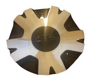 DIP Wheels Bionic D63 C10D6301B MCD1658YL01 Black and Machined Center Cap
