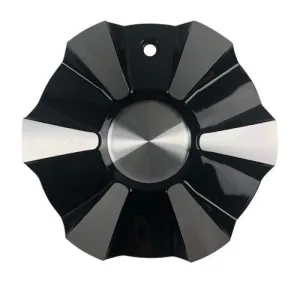 DIP WHEELS C10D38B03-CAP Black and Machined Center Cap NO Logo