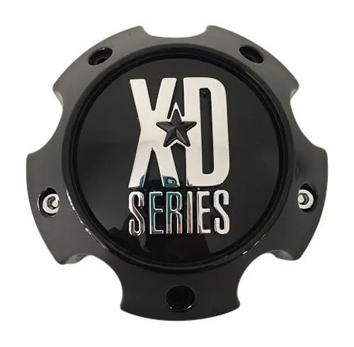 KMC XD Series 1079L145AGB 1079L145A LG0811-31 GLOSS Black Center Cap 6 Lug