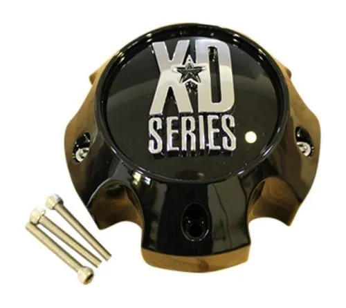KMC XD Series 1079L145AGB 1079L145A LG0811-31 GLOSS Black Center Cap 6 Lug