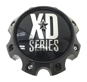 KMC XD Series 1079L170 LG1301-05 1079L170GB Gloss Black 8 Lug Center Cap