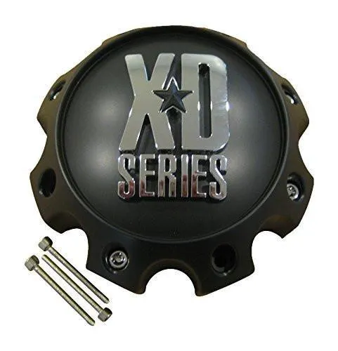 KMC XD Series 441 796 797 798 800 801 8 Lug Matte Flat Black Center Cap 1079L170