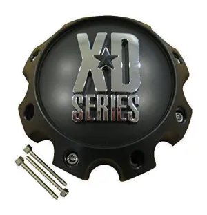 KMC XD Series 441 796 797 798 800 801 8 Lug Matte Flat Black Center Cap 1079L170