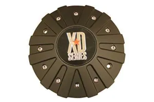KMC XD Series 778 Monster Matte Flat Black Center Cap 846L215 with Screws