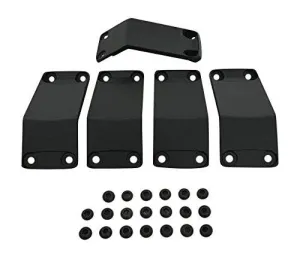 KMC XD Series Rockstar 2 811FIN29018ABS Black Wheel Inserts 20x9 Set of 5