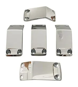 KMC XD Series Rockstar 2 811FIN79012NABS Chrome Wheel Inserts 17x9 Set of 5