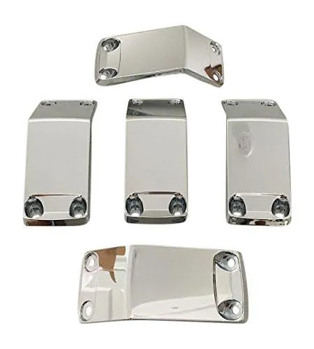 KMC XD Series Rockstar 2 811FIN79012NABS Chrome Wheel Inserts 17x9 Set of 5