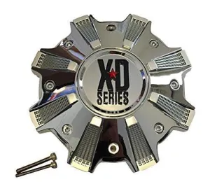 KMC XD Series Trap 823 M-989CH LG1409-26 CAP M-989-UP Chrome Wheel Center Cap
