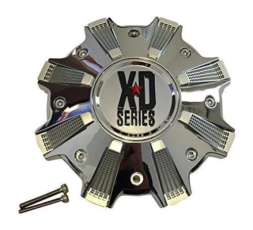 KMC XD Series Trap 823 M-989CH LG1409-26 CAP M-989-UP Chrome Wheel Center Cap