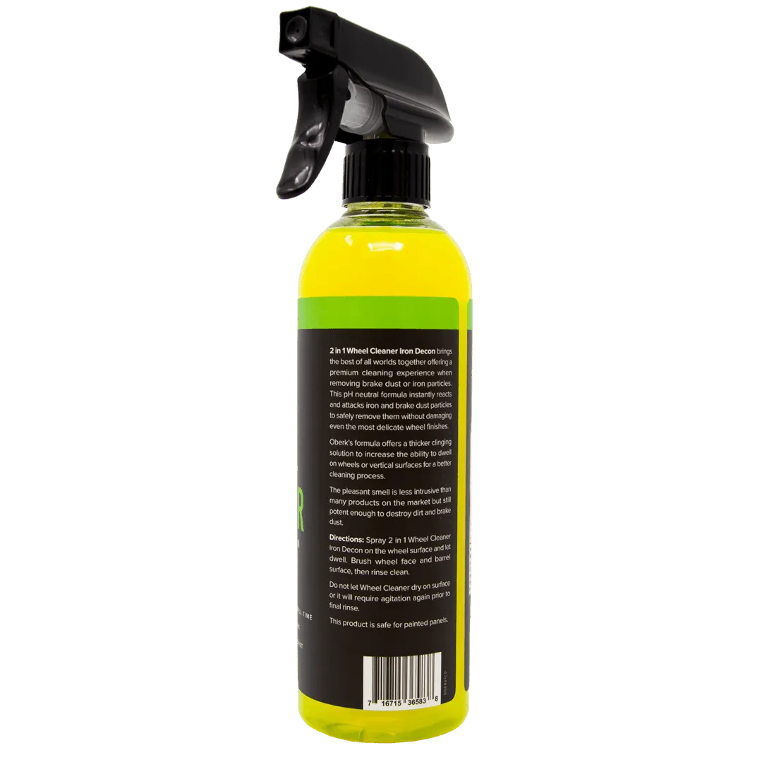 OBERK 2-in-1 Wheel Cleaner