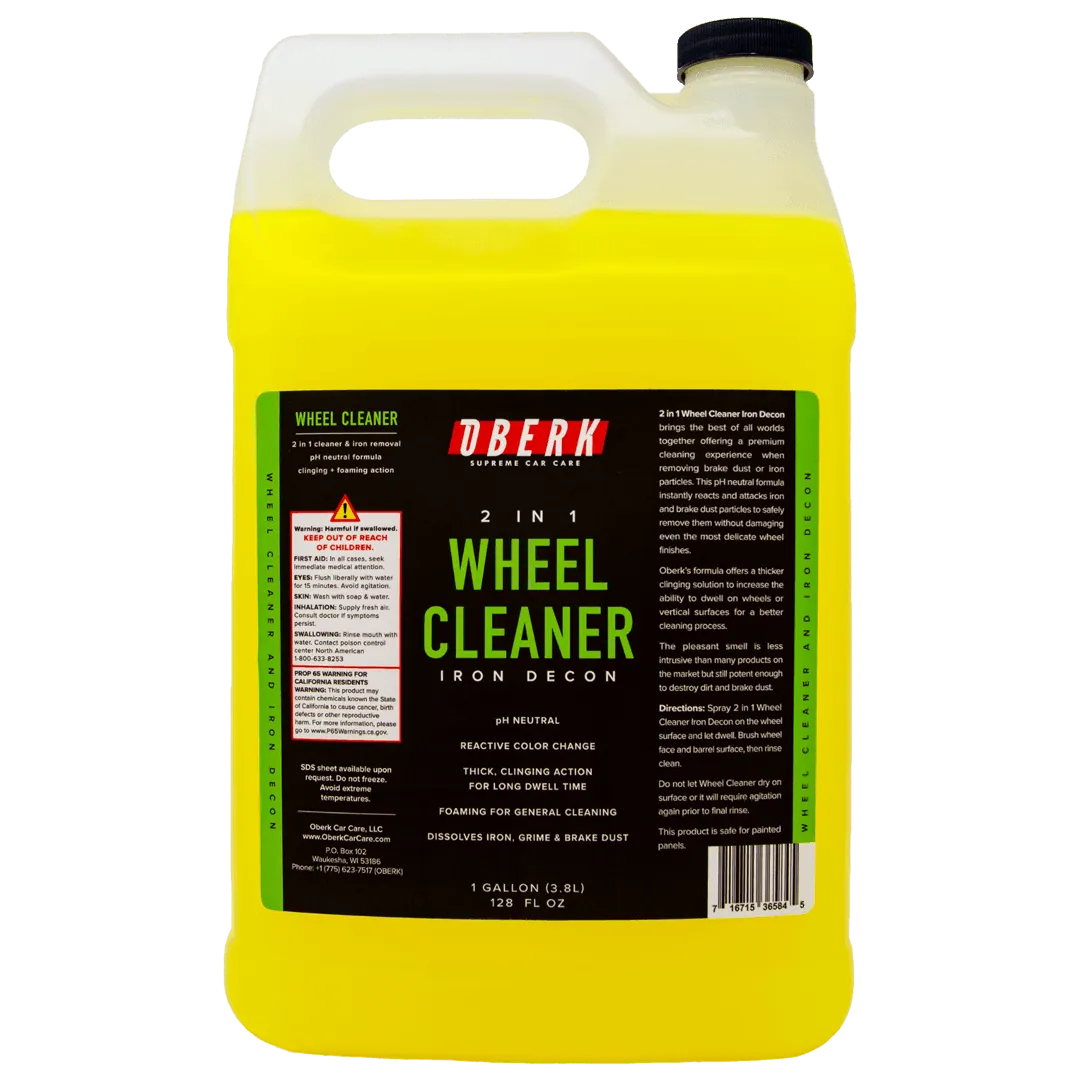 OBERK 2-in-1 Wheel Cleaner