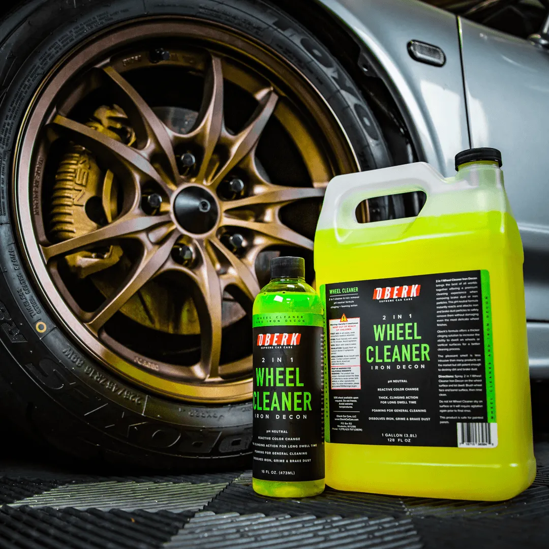 OBERK 2-in-1 Wheel Cleaner