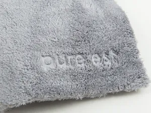 PURE:EST No-Edge Microfiber Towel 16"x16" Grey
