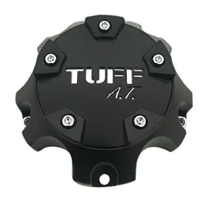 TUFF AT Wheels 2323L125-1 Matte Black Wheel Center Cap