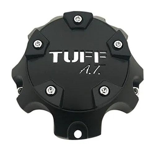 TUFF AT Wheels 2323L125-1 Matte Black Wheel Center Cap