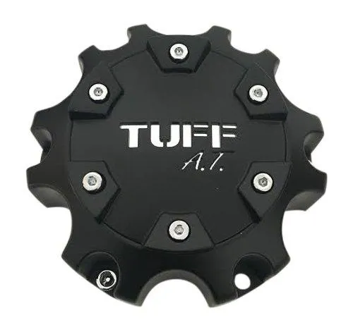 TUFF AT Wheels 2323L135-1 Matte Black Wheel Center Cap