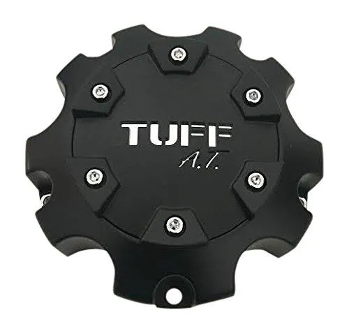 TUFF AT Wheels 2323L140 Matte Black Wheel Center Cap