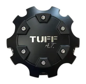 TUFF at Wheels 2323L140 (TB) 2323L-11 TT16540SBC Satin Black Center Cap