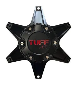TUFF at Wheels C-623801-1 Matte Black with Red Lettering