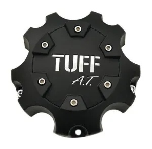 TUFF AT Wheels C6119-5 Matte Black Wheel Center Cap
