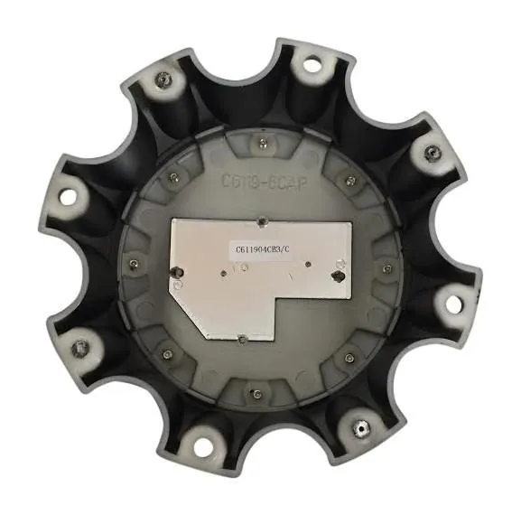 TUFF A.T. Wheels C6119-6CAP C611904CB3/C Black Wheel Center Cap